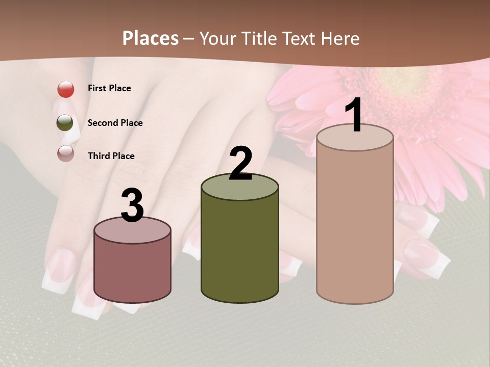 Fresh Delicate Manicure PowerPoint Template