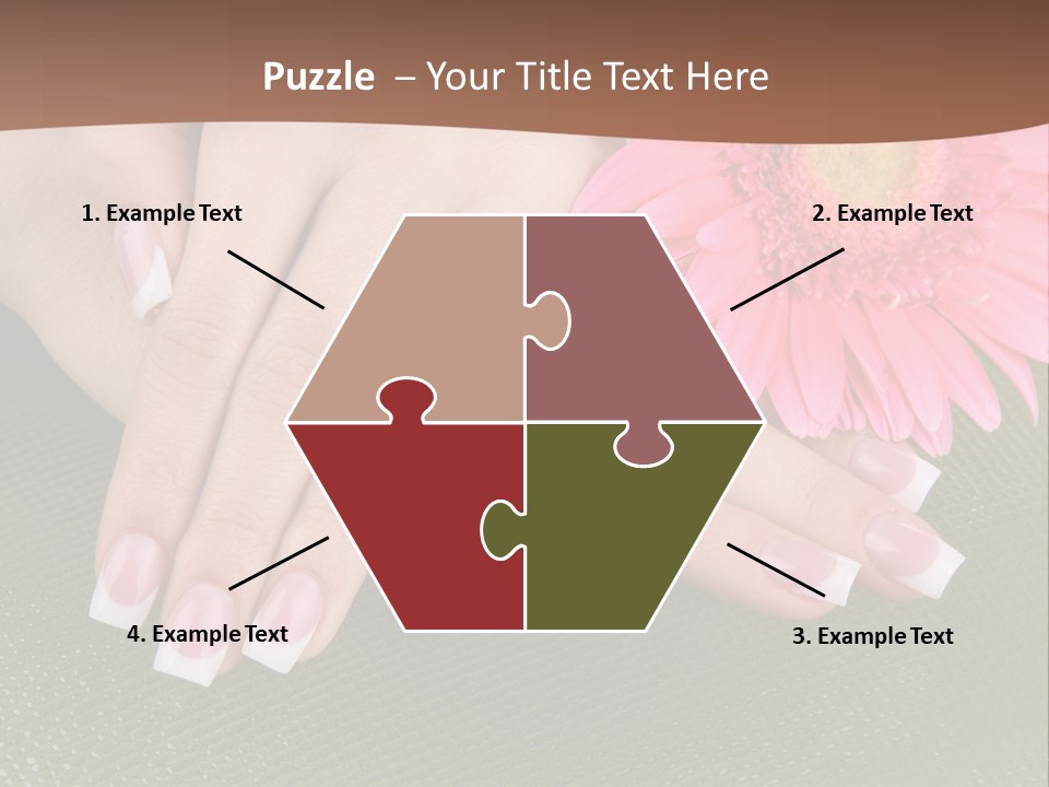 Fresh Delicate Manicure PowerPoint Template