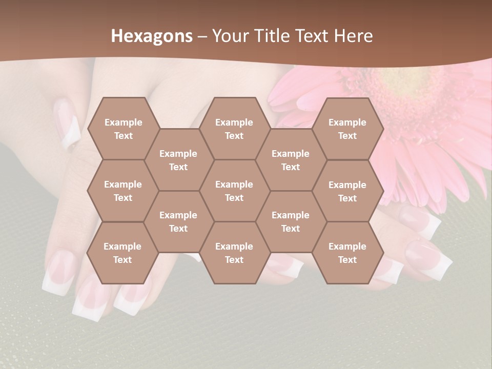 Fresh Delicate Manicure PowerPoint Template