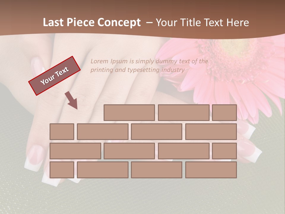 Fresh Delicate Manicure PowerPoint Template