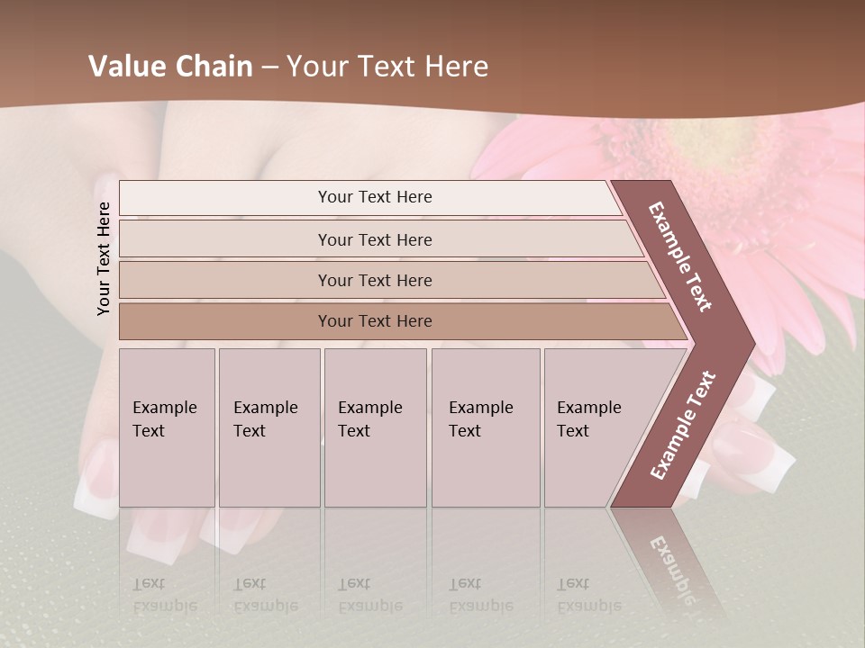 Fresh Delicate Manicure PowerPoint Template