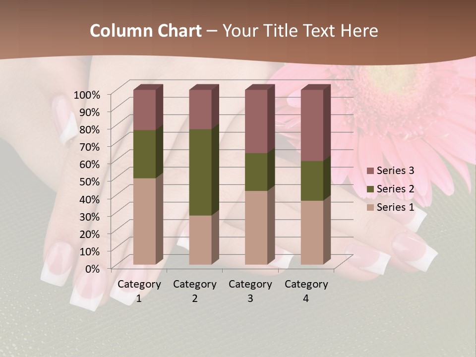 Fresh Delicate Manicure PowerPoint Template