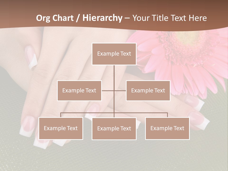 Fresh Delicate Manicure PowerPoint Template