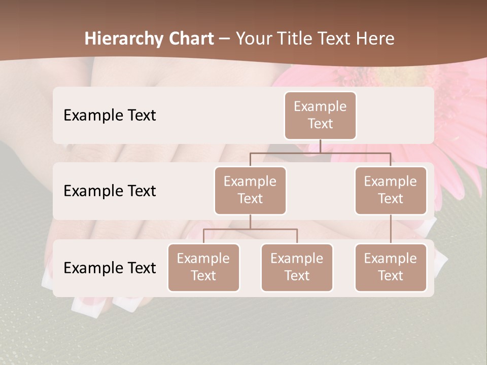 Fresh Delicate Manicure PowerPoint Template