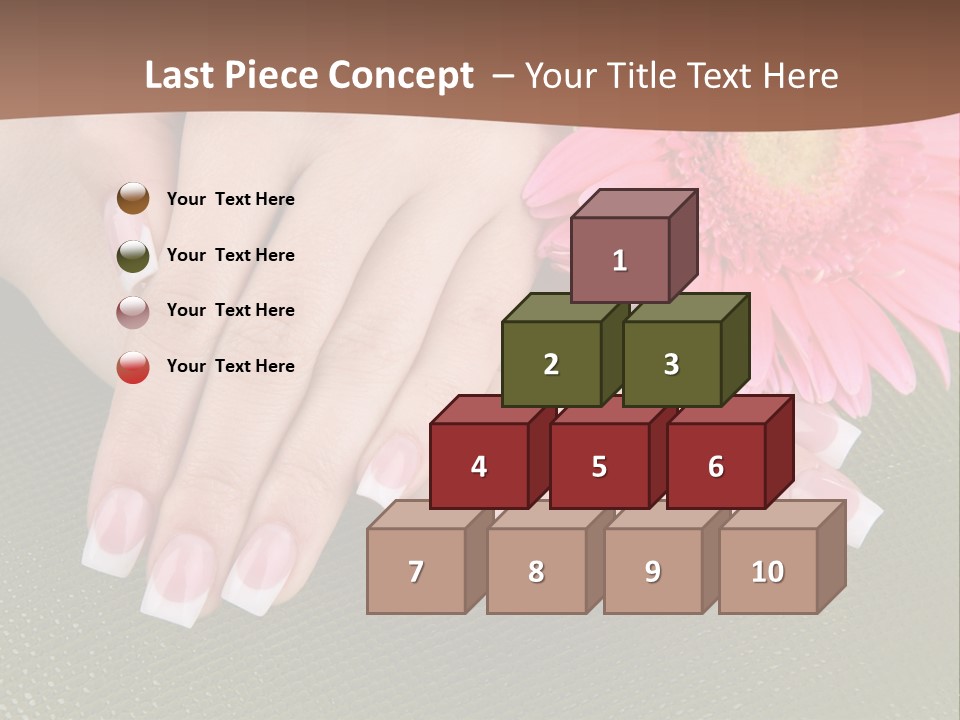 Fresh Delicate Manicure PowerPoint Template