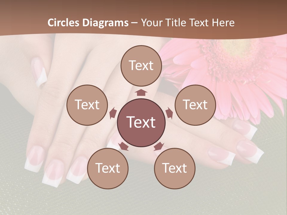 Fresh Delicate Manicure PowerPoint Template