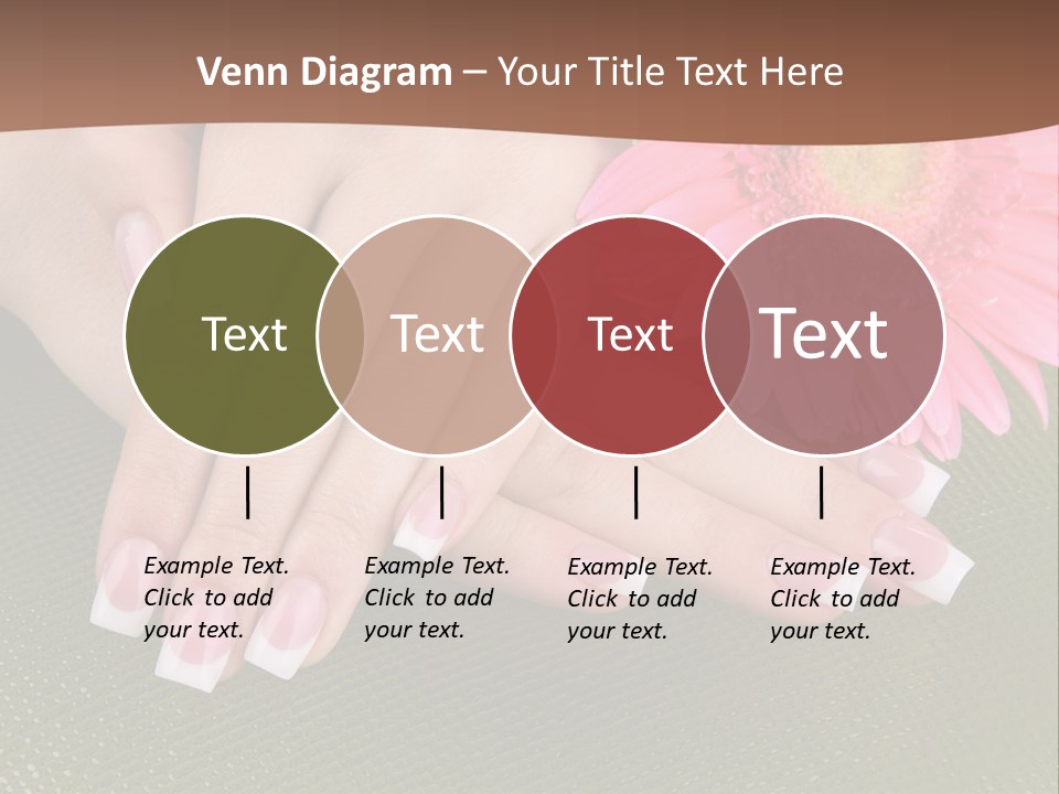 Fresh Delicate Manicure PowerPoint Template