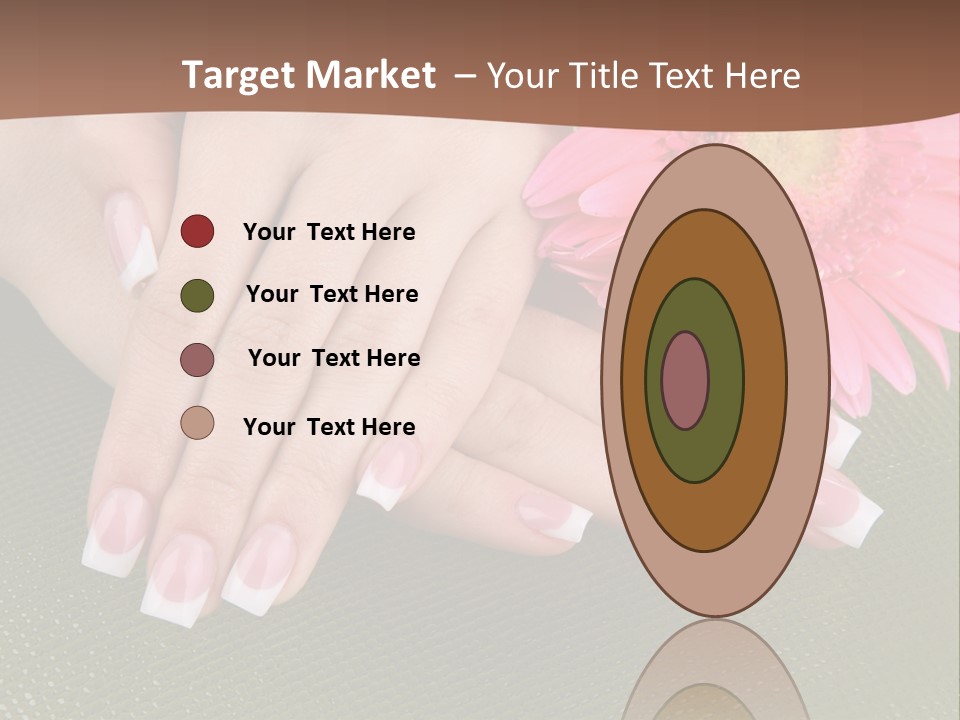 Fresh Delicate Manicure PowerPoint Template
