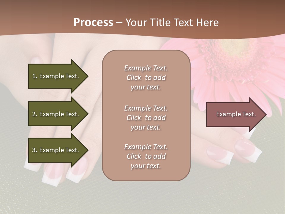 Fresh Delicate Manicure PowerPoint Template