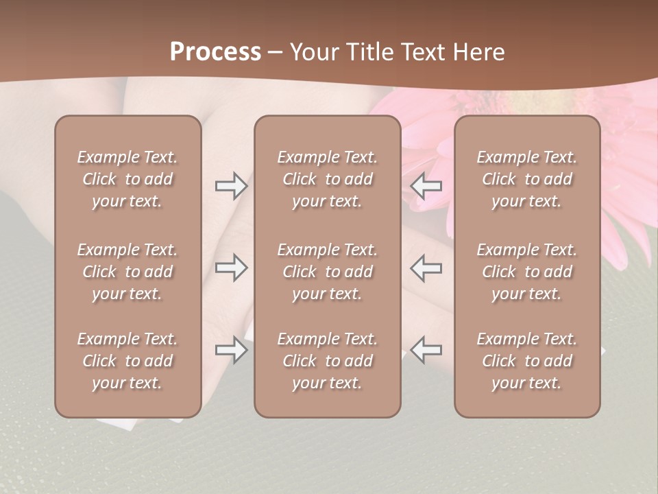 Fresh Delicate Manicure PowerPoint Template