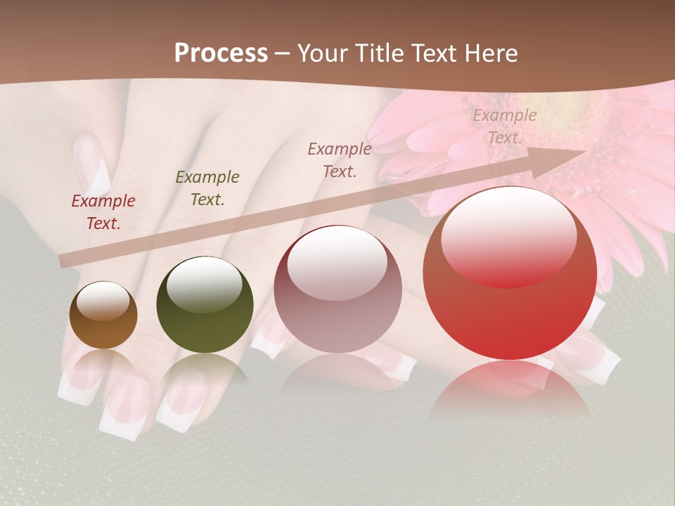 Fresh Delicate Manicure PowerPoint Template