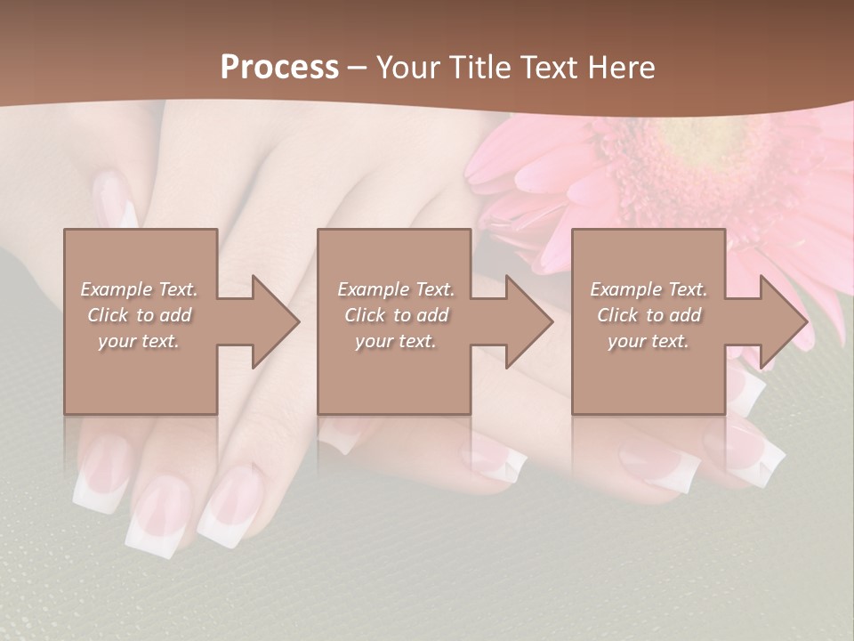 Fresh Delicate Manicure PowerPoint Template