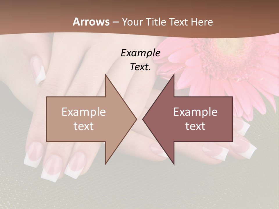 Fresh Delicate Manicure PowerPoint Template