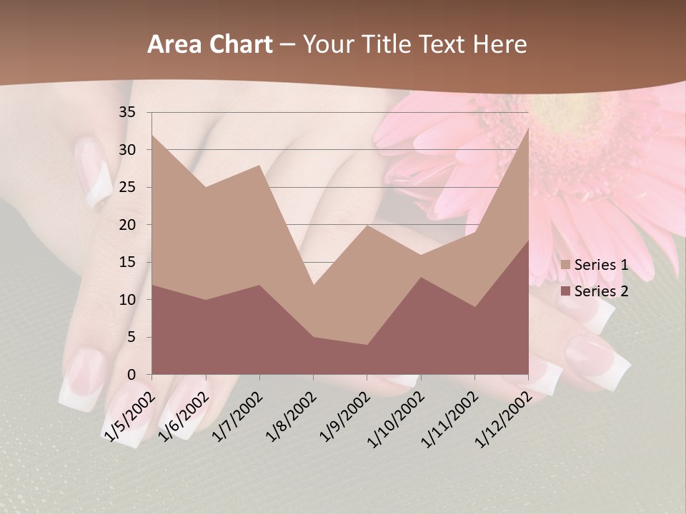 Fresh Delicate Manicure PowerPoint Template
