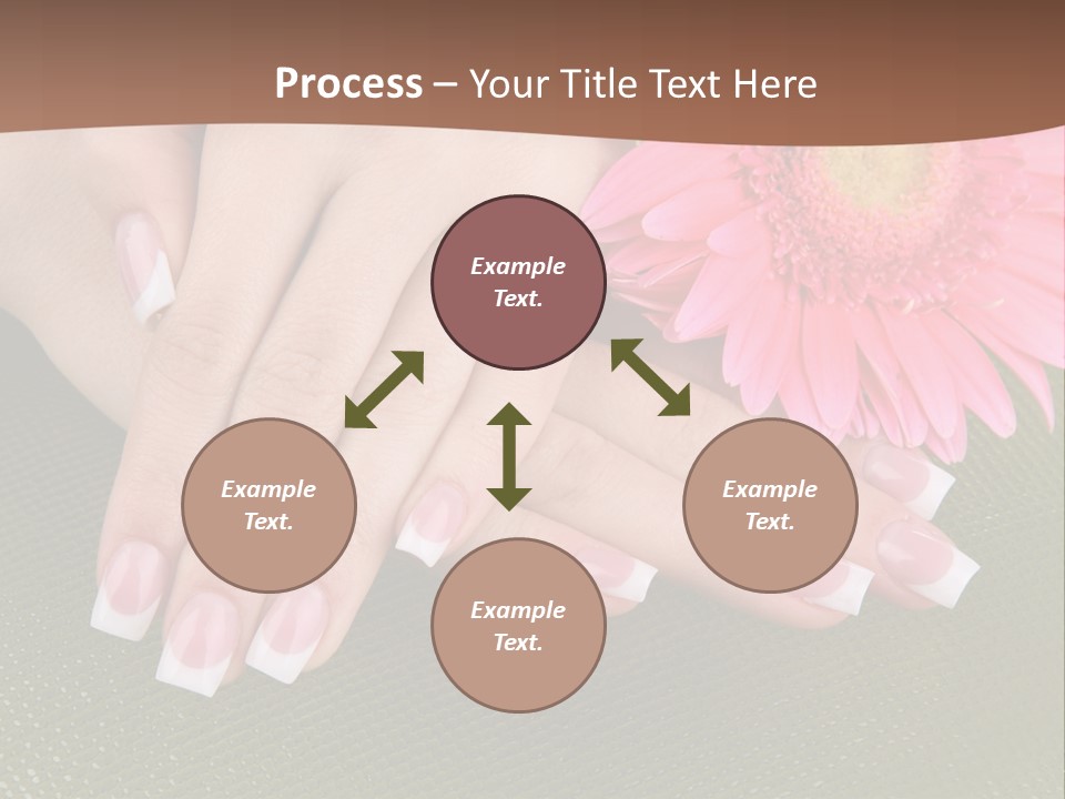 Fresh Delicate Manicure PowerPoint Template