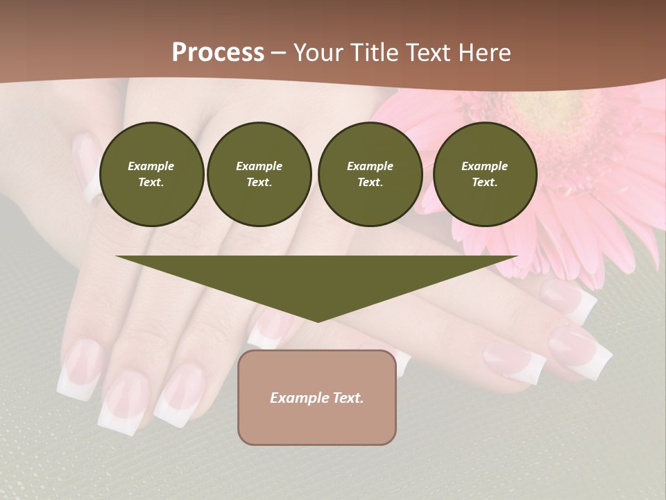 Fresh Delicate Manicure PowerPoint Template