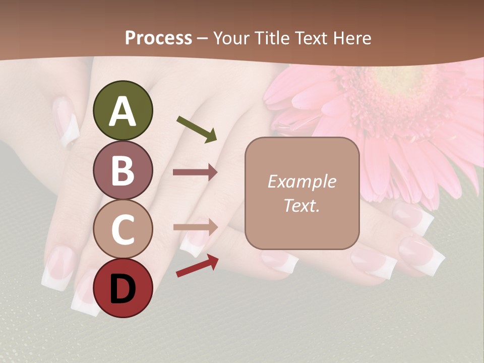 Fresh Delicate Manicure PowerPoint Template