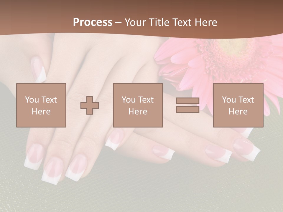 Fresh Delicate Manicure PowerPoint Template