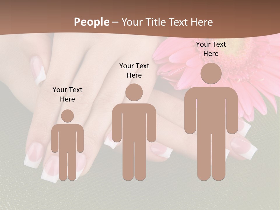 Fresh Delicate Manicure PowerPoint Template