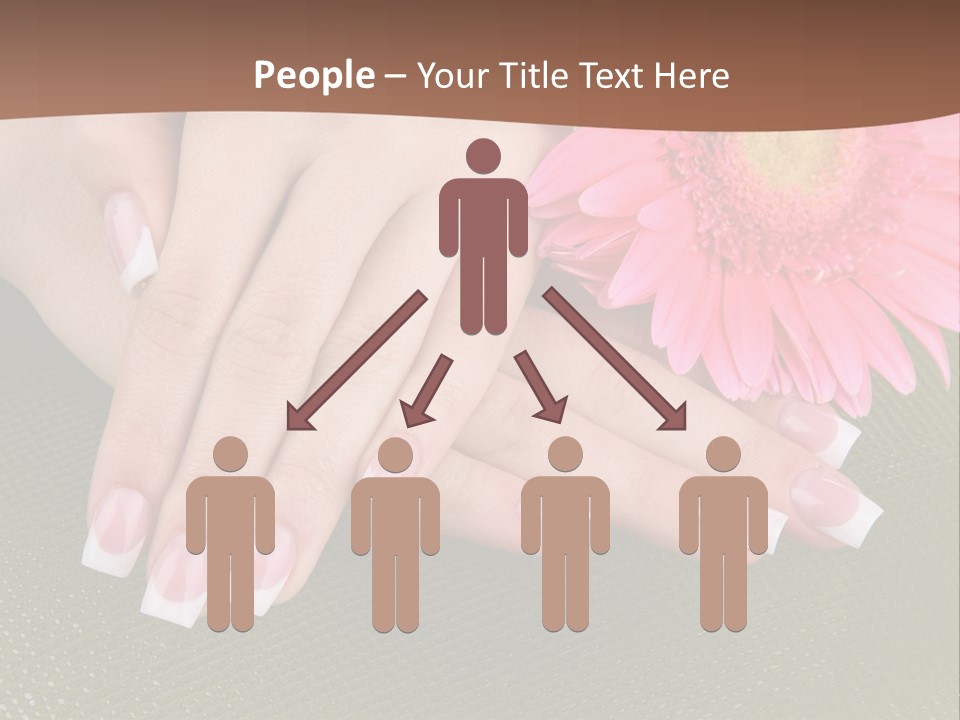 Fresh Delicate Manicure PowerPoint Template