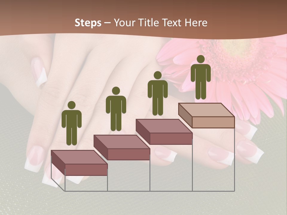 Fresh Delicate Manicure PowerPoint Template