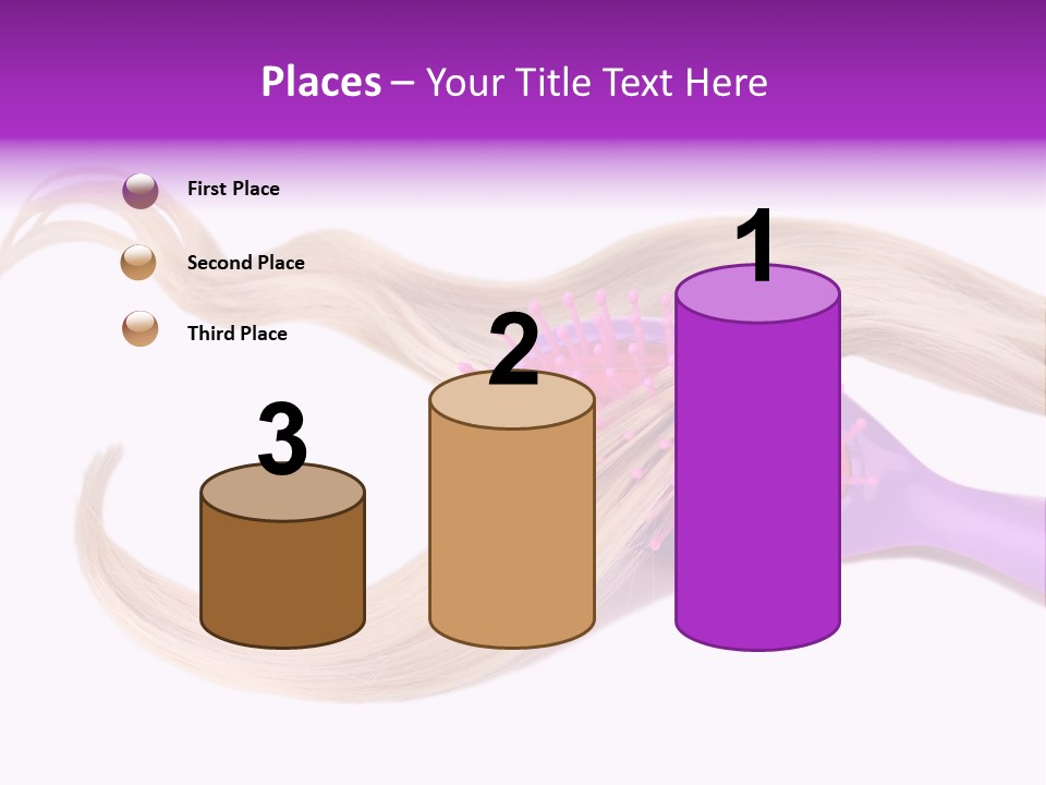 Purple Styling Shot PowerPoint Template