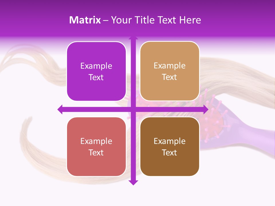 Purple Styling Shot PowerPoint Template