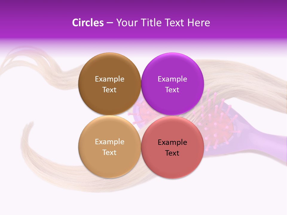 Purple Styling Shot PowerPoint Template