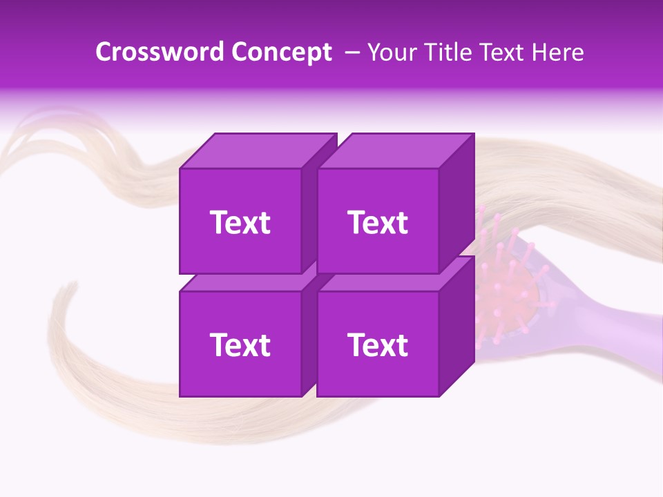Purple Styling Shot PowerPoint Template