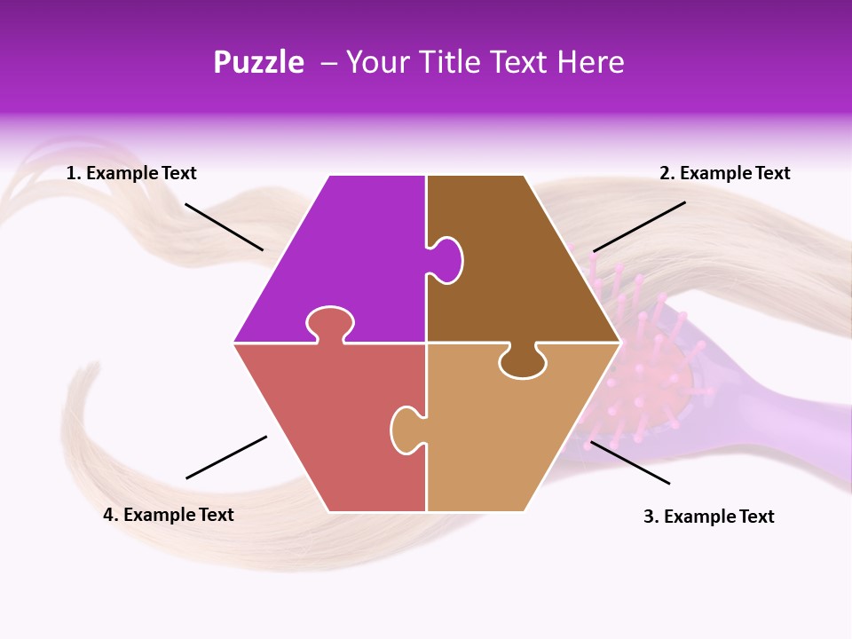 Purple Styling Shot PowerPoint Template