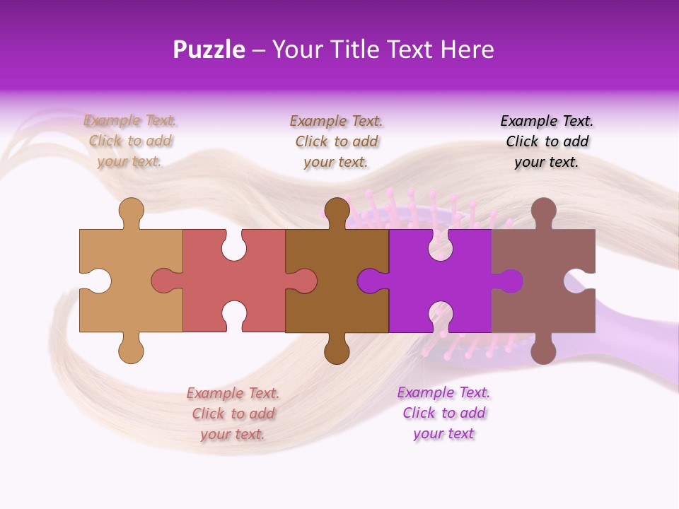 Purple Styling Shot PowerPoint Template