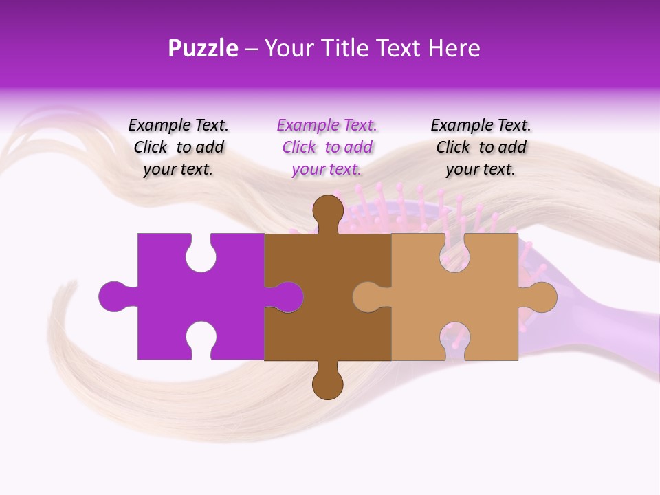 Purple Styling Shot PowerPoint Template