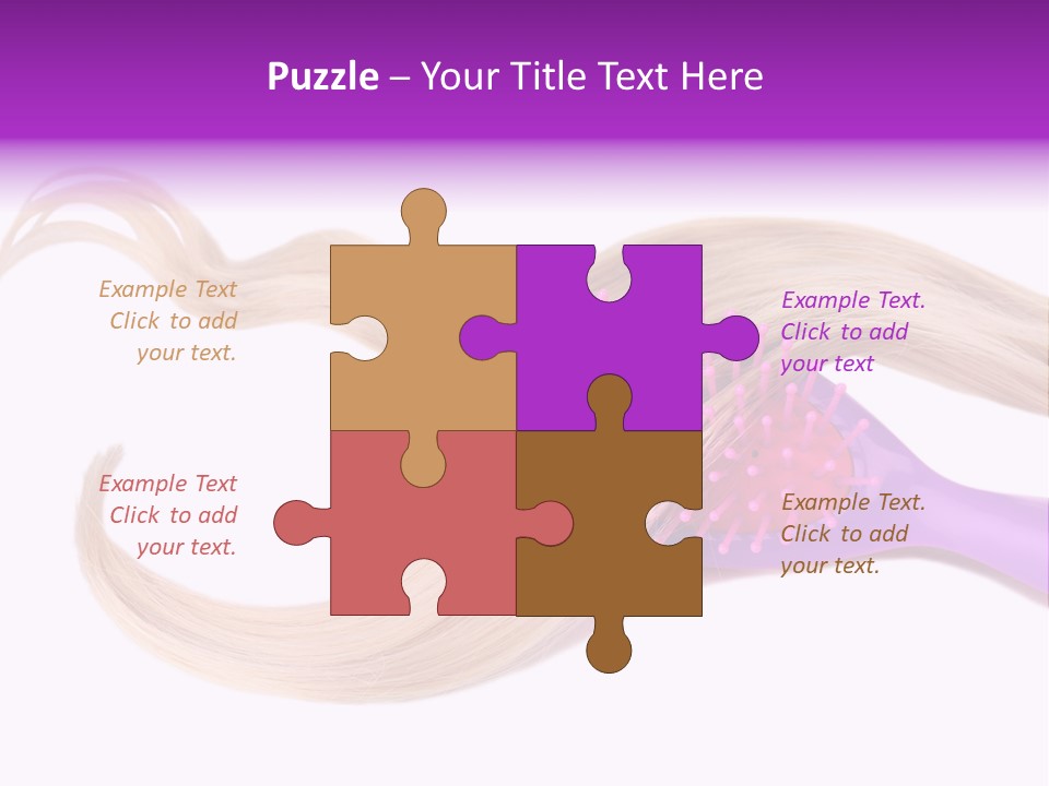 Purple Styling Shot PowerPoint Template
