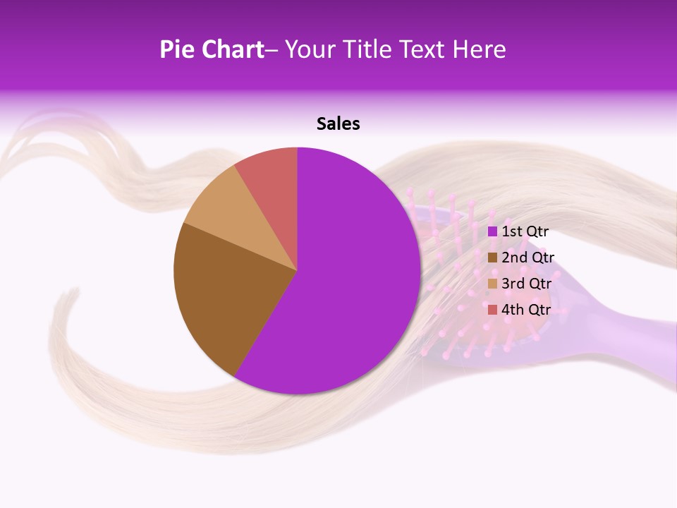 Purple Styling Shot PowerPoint Template