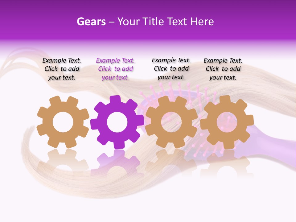 Purple Styling Shot PowerPoint Template