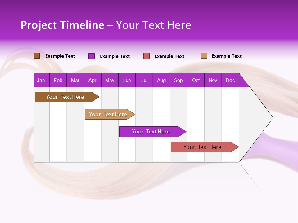 Purple Styling Shot PowerPoint Template