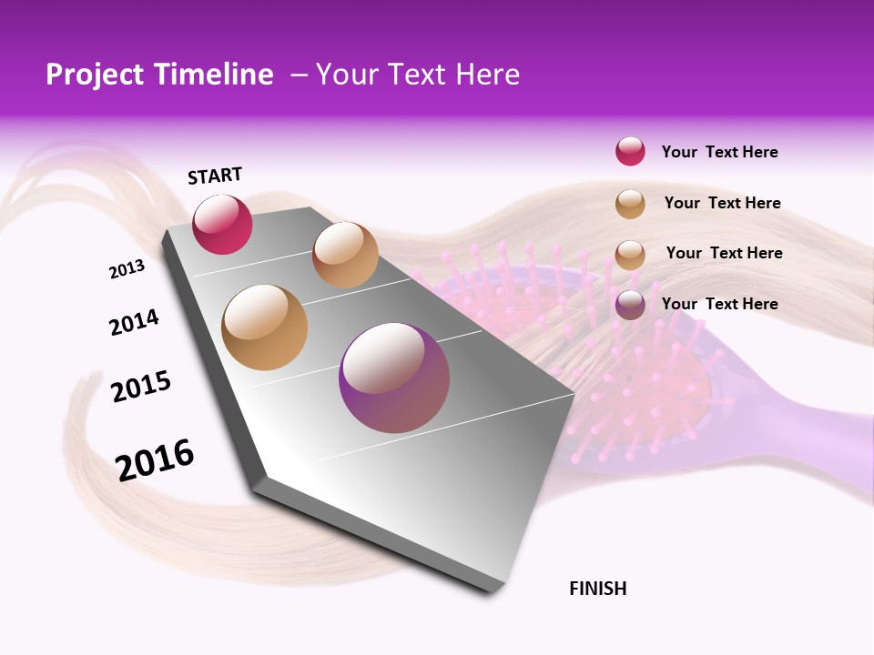 Purple Styling Shot PowerPoint Template