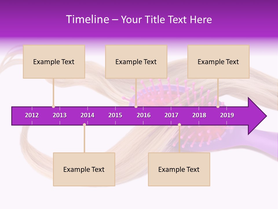 Purple Styling Shot PowerPoint Template