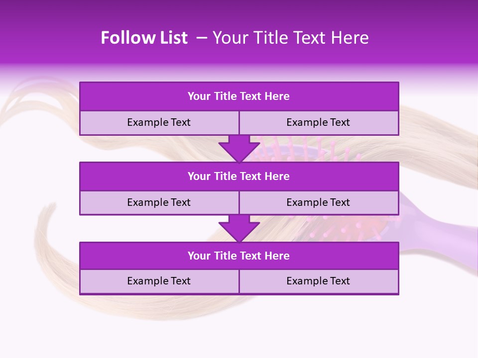 Purple Styling Shot PowerPoint Template
