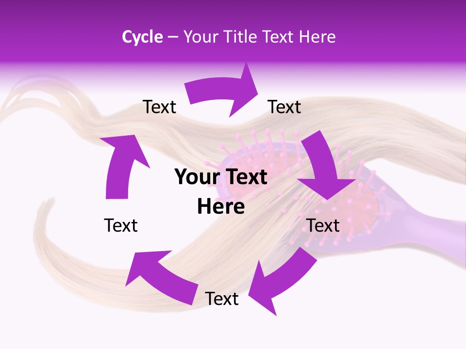 Purple Styling Shot PowerPoint Template