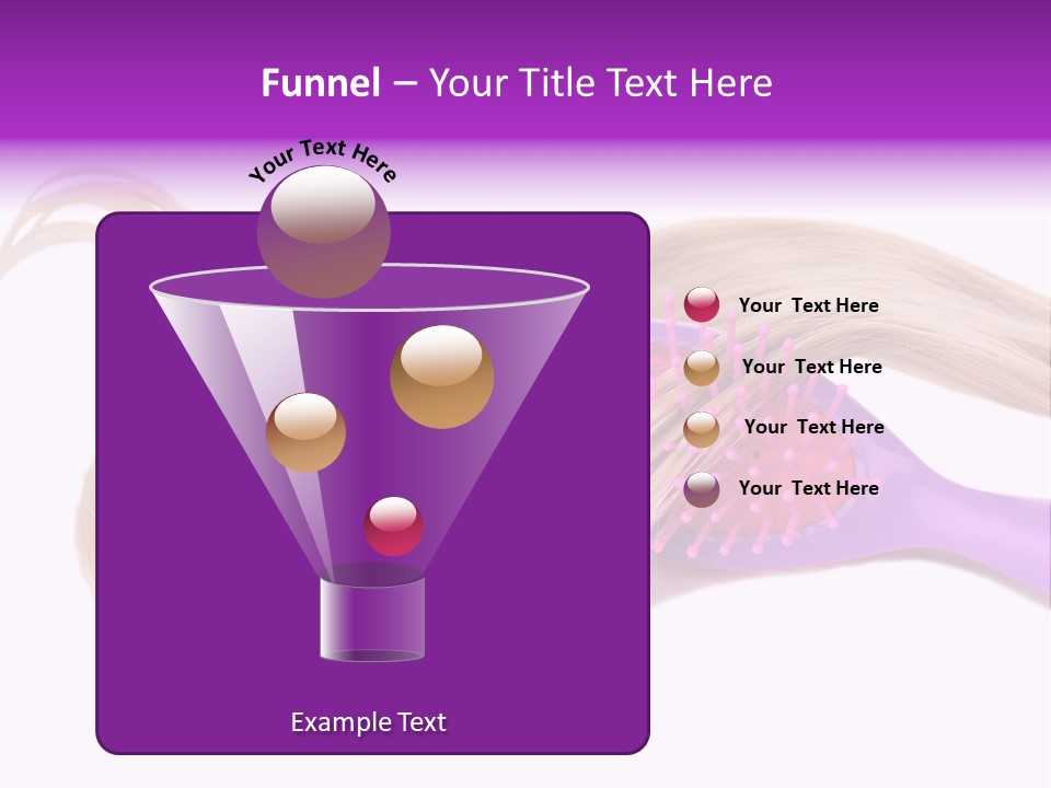 Purple Styling Shot PowerPoint Template