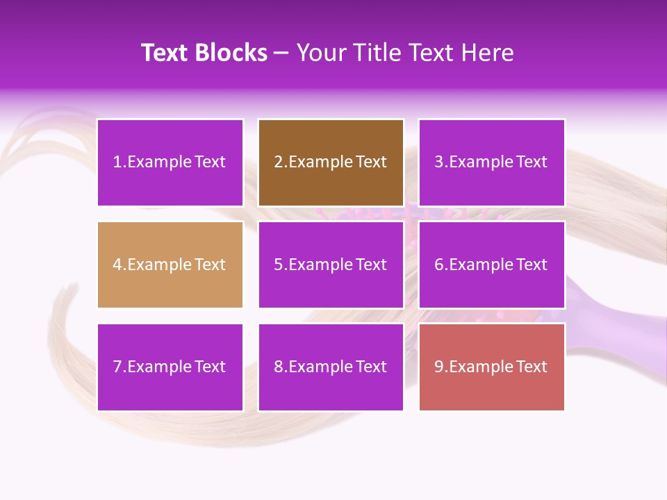 Purple Styling Shot PowerPoint Template
