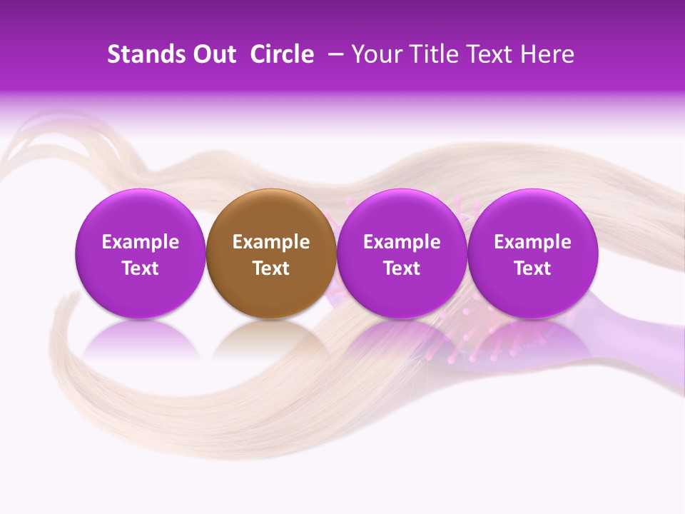 Purple Styling Shot PowerPoint Template