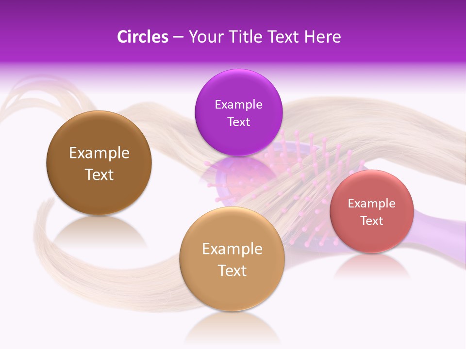 Purple Styling Shot PowerPoint Template