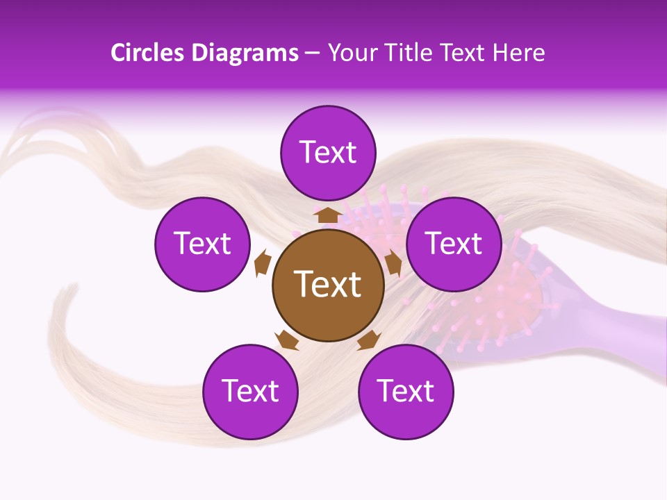 Purple Styling Shot PowerPoint Template