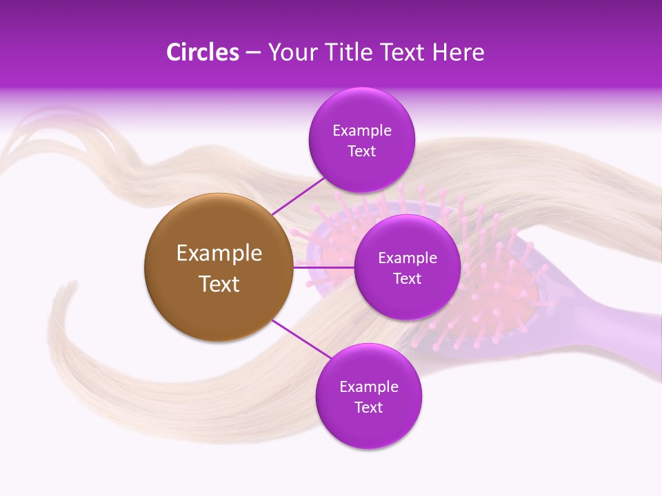 Purple Styling Shot PowerPoint Template