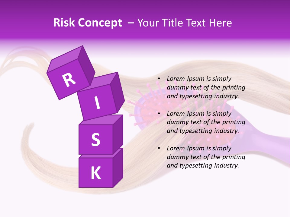 Purple Styling Shot PowerPoint Template