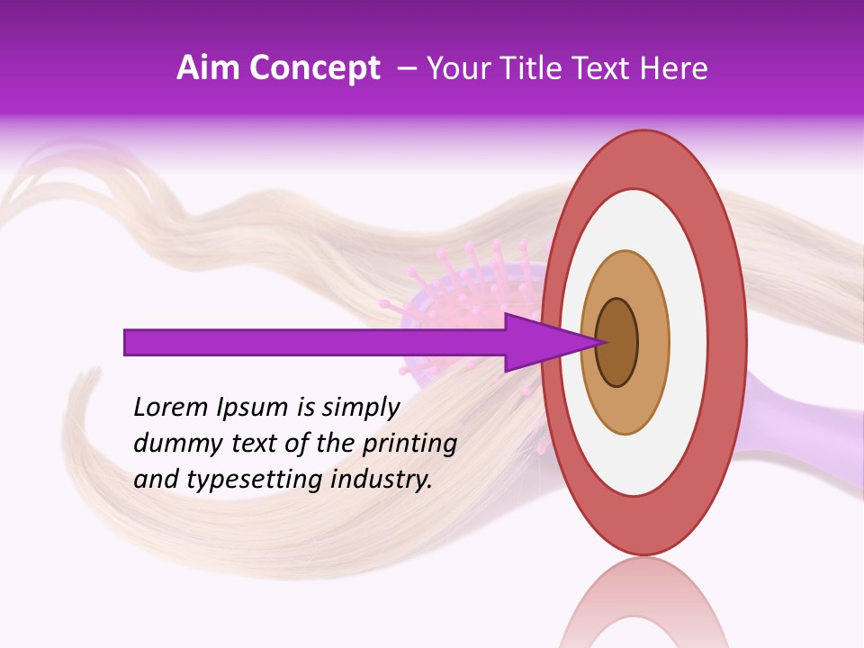 Purple Styling Shot PowerPoint Template