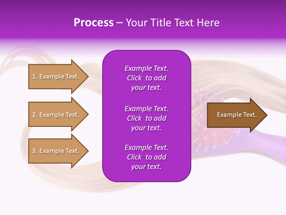 Purple Styling Shot PowerPoint Template