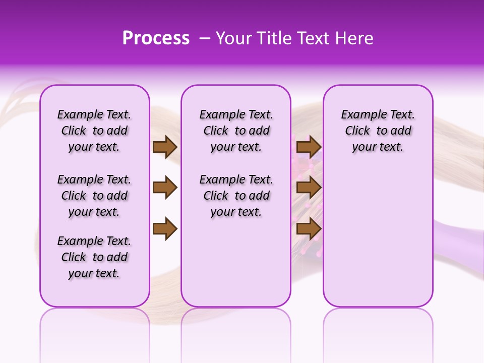 Purple Styling Shot PowerPoint Template